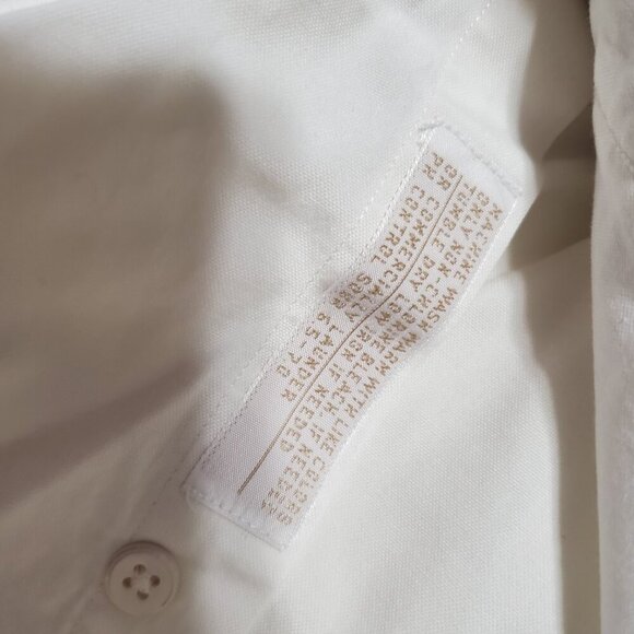 Nordstrom Classic 2 X 2 Pinpoint Men's Dress Shirt 100% Cotton 16.5 - 36 - Picture 7 of 9